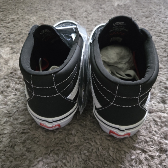 Vans Skate Grosso Mids Women 8.5 Black And White Ultracush 022026 - Picture 8 of 9